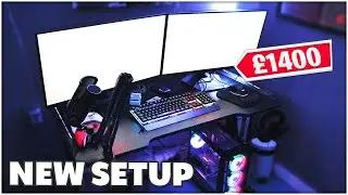 My 2024 Gaming and Editing Setup! (Dual Monitors for Xbox & PC)