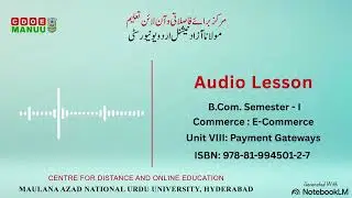 Unit 08, SEC (Common for B.Com): E-Commerce
