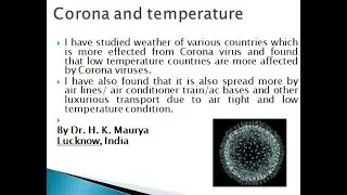 Corona vs temperature ( COVID-19 )