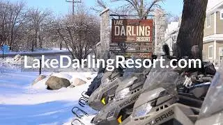 Minnesota Snowmobile Getaway at Lake Darling Resort | Trailside Winter Retreat