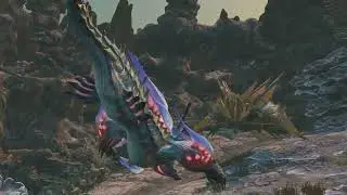 Monster Hunter - Serpents meeting at the Coral Highland (3d animation)