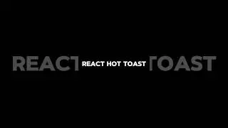 React Hot-Toast