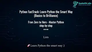 Python Lists (Complete Guide) — Methods, Operations & Properties (Indexing, Slicing, Sort)