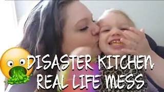 SAHM CLEANING MOTIVATION // CLEAN WITH ME 2020 // KITCHEN DISASTER // REAL LIFE MESS