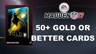 50+ GOLD OR BETTER CARDS | ARE THEY WORTH IT?  MUT 17