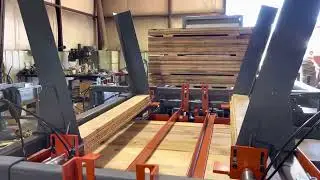 Saw mill equipment auto stacker for pallet mills