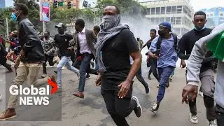 Kenya protests: Police fire tear gas, water cannon at anti-tax demonstrators