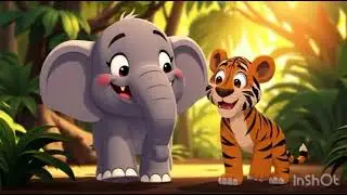 Hathi ke bacche aur Bagh ka pyar#vedio 