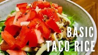 How to make basic Taco Rice【Home Cooking】- Okinawa, Japan