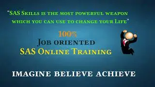 SAS Online Training Live Stream