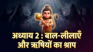 🔮 अध्याय 2 : बाल-लीलाएँ और ऋषियों का श्राप | क्या हुआ जब बाल हनुमान ने ऋषियों को नाराज़ कर दिया?🔮#ai