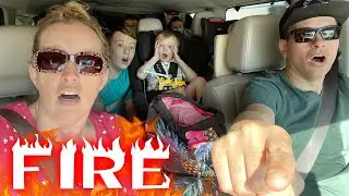 The Car Caught on Fire! 😮