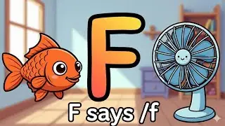 Learn Letter Ff | Phonics Sound /f/ | Letter F for Kids & Preschoolers