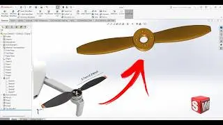 Propeller design in Solidworks | step by step tutorial #solidworkstutorial