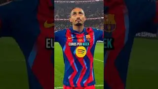 Salary Of Barca Player Will Shock You 😲 #barcelona #shorts