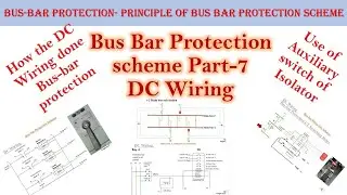 Bus Bar Protection scheme || DC Wiring || Part 7 || Hindi
