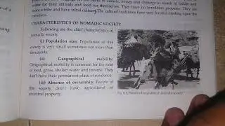 Sociology .Nomadic society/ Sedentary society