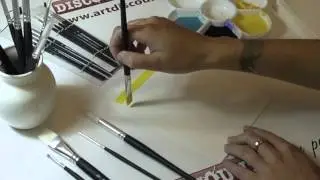 School Paint Brushes (Flat) - ARTdiscount