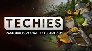 DOTA 2-- Rank 400 Immortal Techies Full Gameplay by RobotVice