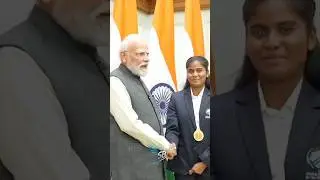 Sri Narendra Modi Prime Minister wishing Blind cricket team Bharat ki Bitiya🇮🇳
