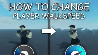 HOW TO CHANGE WALKSPEED USING A SCRIPT [Roblox Studio Tutorial]