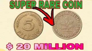5 Pfennig coin bundesrepublik deutschland 1950.