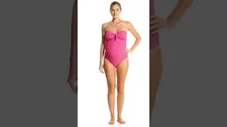 Pez D'or Maternity Rimini Solid Textured One Piece Swimsuit | SwimOutlet.com