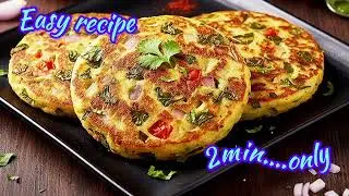 इडली डोसा सब भूल जाओगे, सिर्फ़ 5 मिनट में बनाएँ healthy 🥦🥞tastyrecipe,#trending now #recipe #best