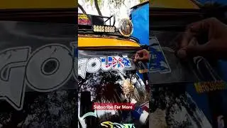 Riksha Name Stickering #modifystickers #autorickshaw #modified