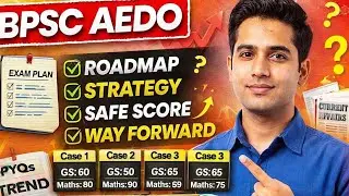 👉 BPSC AEDO  Strategy | सही Roadmap + Safe Score | Beginners Must Watch✔ #aedo 
