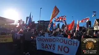 Crowborough says no protest #crowborough #RAFBASE #sussex  #armytrainingcamp #eastsussex