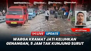 Warga Kramat Jati Keluhkan Genangan, Sudah 5 Jam Tak Kunjung Surut