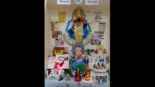 Ganpati decoration ideas beti bachao beti padhao by creative hands Eco  friendly ganpati