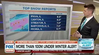 Winter Storm Dumps 8+ Inches Of Snow So Far In Parts Of Illinois