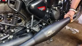 Red Rooster💥 Exhaust 💥for Royal Enfield classic 350 sound ! Good 👍 aur Bad 👎