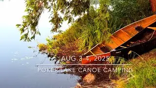 Poker Lake canoe camping 