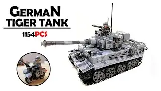 German Tiger Tank WWII by sembo block.