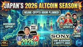 Japan Planning INSANE Altcoin Season in 2026? (Sony & BlackRock Bet)