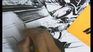 Inking BATMAN