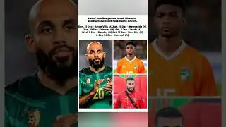Болельщики &laquo;Манчестер Юнайтед&raquo;, расписание матчей Кубка африканских наций просто СУПЕР! 🤯 Сможем ...