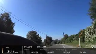 Cycling in Kagel Canyon. Lopez Drive. Sylmar, CA