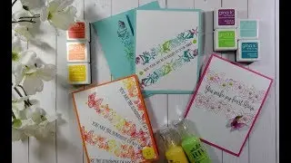 Ink Cube Borders: Direct to Stamp Techniques