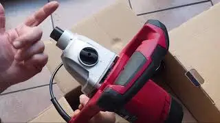 Einhell TE-MX 1600-2 CE - Batidor de pintura y mortero, 1600W y 2 velocidades