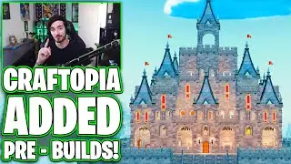 Craftopia Added Pre-Builds! | Log Houses, Castles, Shops, 150+ Furniture | Caztecx