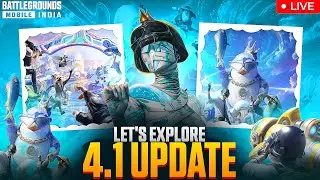 BGMI 4.1 UPDATE IS HERE IN BGMI 🔥| BGMI LIVE 🔥