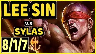 ELLIM (LEE SIN) vs SYLAS - 8/1/7 KDA JUNGLE CHALLENGER GAMEPLAY - KR