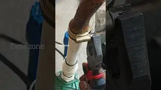 Open well Submersible water pump installation // temporary motor fitting with Hose