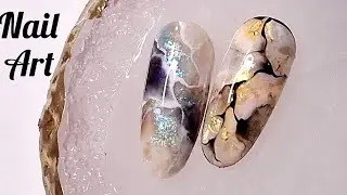 Осенние текстуры. Идеи осеннего маникюра. МК/Autumn textures. Autumn manicure ideas. Video tutorial