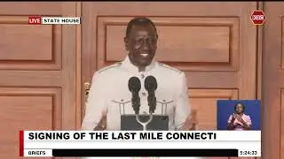 President Ruto's Full Speech During the Launch of Last Mile Connectivity