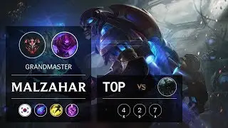 Malzahar Top vs Mordekaiser - KR Grandmaster Patch 10.2